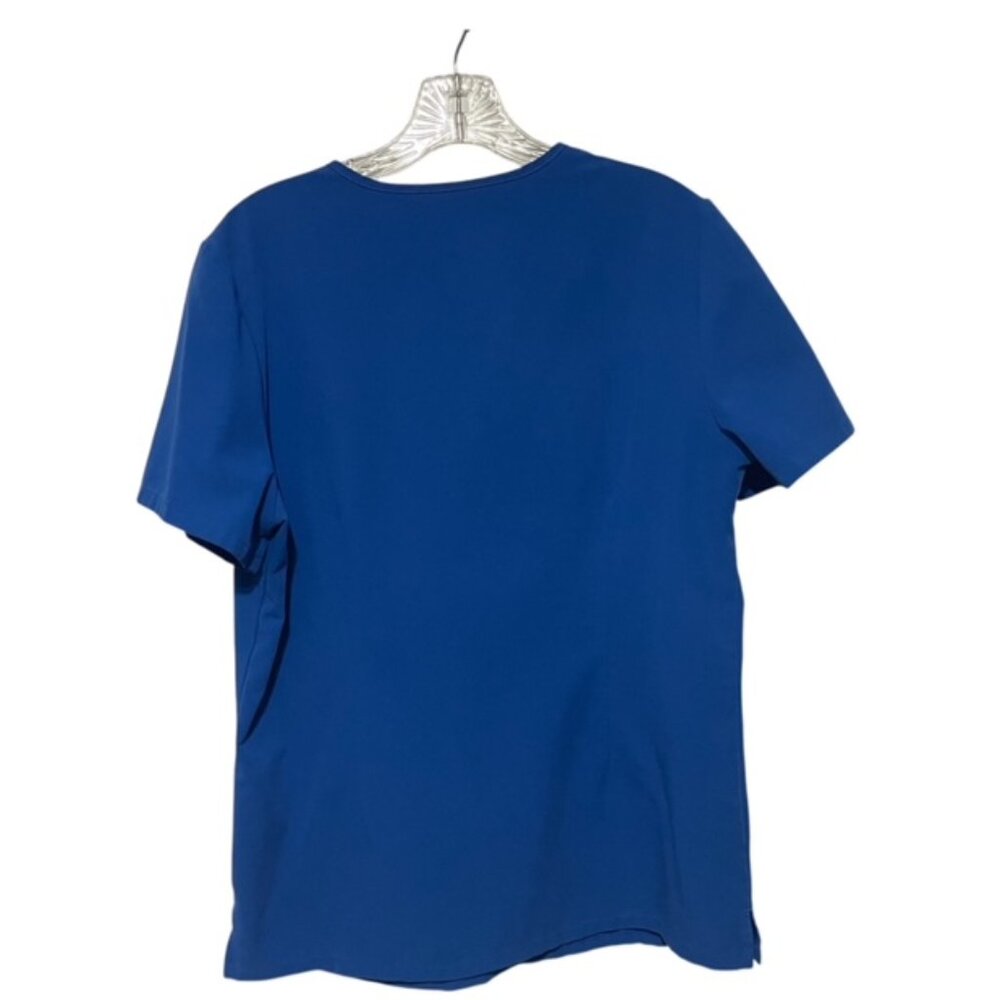 FIgs Women's Medium Casma Medical Scrub Top in Winning Blue - Picture 3 of 6